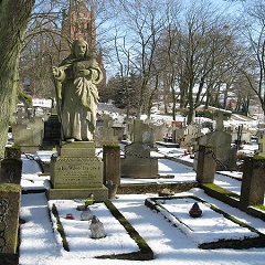Grób Walentego Barczewskiego na cmentarzu w Brąswałdzie. Fot. Wesoły Geodeta. Źródło: pl.wikipedia.org