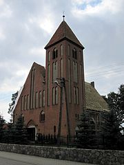 Turośl. Kościół pw. Matki Boskiej Częstochowskiej. Fot. Piotr Marynowski. Źródło: Commons Wikimedia [12.11.2013]