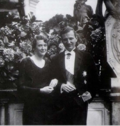 Alexander zu Dohna z żoną Fredą