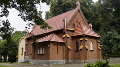 Cerkiew parafialna.Fot. Joanna Barton. Źródło: Commons Wikimedia, 20.12.2013.