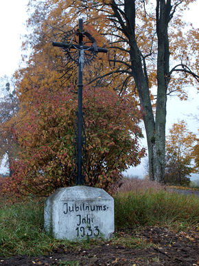 Krzyż metalowy w Silicach. © Stanisław Kuprjaniuk