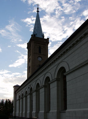 Kościół ewangelicko-augsburski pw. Świętej Trójcy w Mikołajkach. © Stanisław Kuprjaniuk