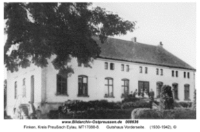 Dwór w Ziębach w latach 30. XX wieku