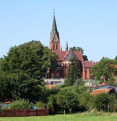 Bazylika w Gietrzwałdzie.Fot. Romek. Źródło: Commons Wikimedia [10.12.2014]