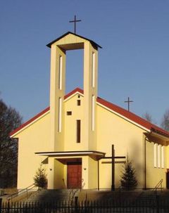 Kościół pw. Najświętszej Maryi Panny Nieustającej Pomocy w Słupach, źródło: Archidiecezja Warmińska