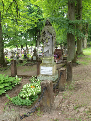 Grób matki ks. W. Barczewskiego na cmentarzu w Brąswałdzie. © Stanisław Kuprjaniuk