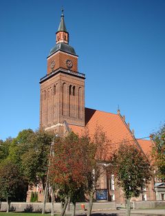 Sępopol. Kościół pw. św. Michała Archanioła. Fot. Romek. Źródło: Commons Wikimedia [12.12.2014]