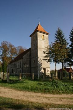 Kościół pw. Matki Boskiej Anielskiej. Fot. Tadeusz Plebański. Źródło: www.ciekawemazury.pl [12.09.2013]