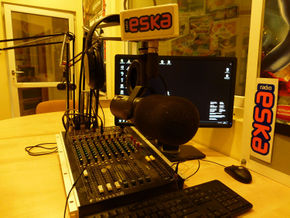 Studio Radio Eska Olsztyn. Fot z archiwum Radia Eska.