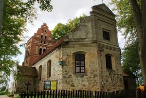 Kościół ewangelicko-augsburski w Dźwierzutach.Autor: Mieczysław Kalski