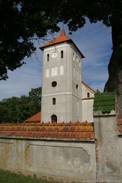 Kościół pw. św. Mikołaja w Lamkowie.Fot. Tadeusz Plebański. Źródło: www.ciekawemazury.pl