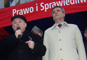 Jarosław Kaczyński i Jerzy Szmit, źródło: ro.com.pl [01.09.2014]