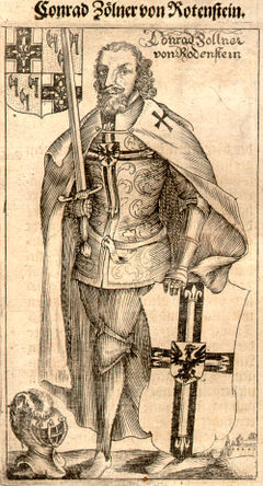 Konrad Zöllner von Rotenstein, źródło: Hartknoch M. Christophori, Alte- und Neues Preussischer Historien, Francfurt und Leipzig, MDCLXXXIV (1684).