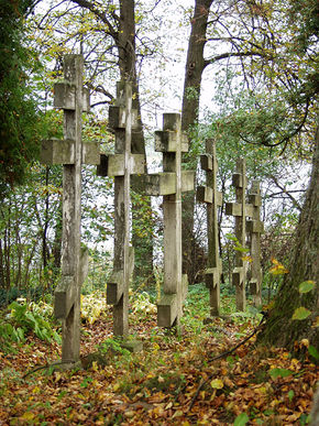 Cmentarz starowierski-zakonny w Wojnowie. © Stanisław Kuprjaniuk