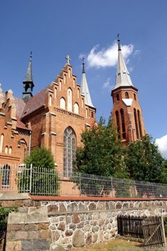 Kościół parafialny.Fot. Tadeusz Plebański.Źródło: www.ciekawemazury.pl
