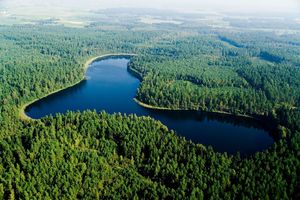 Jezioro Białe  Wrota Warmii i Mazur - gmina Wydminy