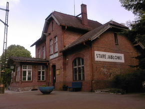 Stacja kolejowa Stare Jabłonki wikipedia.pl [12.11.2013]