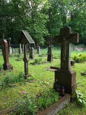 Cmentarz kanonicki we Fromborku. © Stanisław Kuprjaniuk