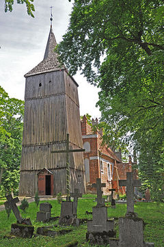 Kościół pw. św. Mateusza Apostoła w Różynce, fot. Petruspetruswiki, źródło: Wikimedia Commons