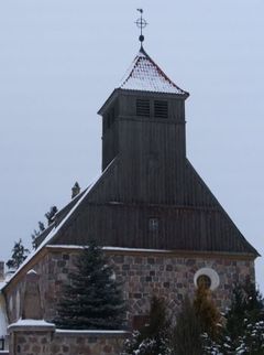 Kościół parafialny.Źródło: www.parafia_skarzyn.w.interia.pl