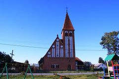 Kościół neogotycki w Gawrzyjałkach. Autor: Mieczysław Kalski