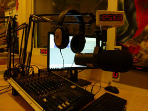 Studio Radio Eska Olsztyn. Fot z archiwum Radia Eska.