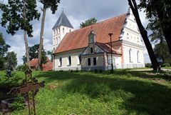 Kościół w Baniach Mazurskich.Fot. Mieczysław Kalski