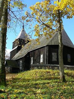 Modrzewiowy kościół w Wieliczkach. Fot. Marek Kowalewski. Źródło: Commons Wikimedia [12.11.2013]