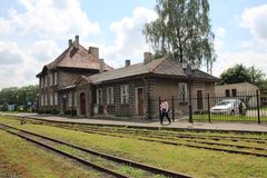 Dworzec kolei wąskotorowej w Ełku.Fot. Adam Płoski.