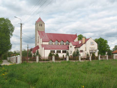Kościół parafialny.Źródło: www.zspnwe.fantex.pl [09.04.2014]