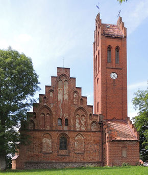 Kościół pw. św. Stanisława w Milejewie.Fot. Jacek Bogdan. Źródło: www.commons.wikimedia.org