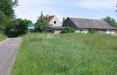 Kiwajny. Wjazd do wsi.Źródło: www.mitglieder.ostpreussen.de