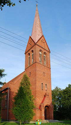 Pogrodzie. Kościół pw. św. Mikołaja.Fot. Polimerek. Źródło: Commons Wikimedia [12.12.2014]