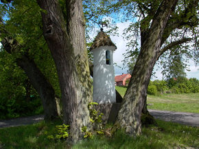 Kapliczka przydrożna w Trękusie. © Stanisław Kuprjaniuk