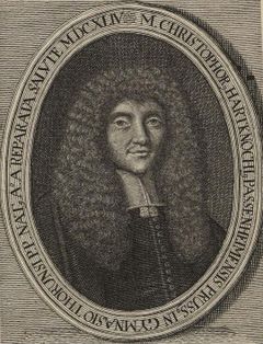 Christoph Hartknoch. Miedzioryt XVII w.Źródło: www.bibliotekacyfrowa.pl