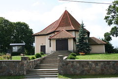 Kościół pw. Przenajświętszej Trójcy w Stębarku, autor: Łukasz Niemiec, źródło: Wikimedia Commons