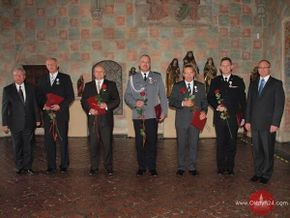 Uroczystość wręczenia medali Za Zasługi dla Województwa Warmińsko-Mazurskiego, źródło: olsztyn24.com [23.07.2014]