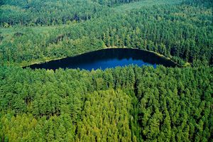 Jezioro Czarne  Wrota Warmii i Mazur - gmina Wydminy