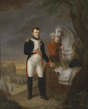 A. J. Blank, Portret Napoleona.Źródło: Commons Wikimedia