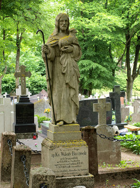 Grób ks. W. Barczewskiego na cmentarzu w Brąswałdzie. © Stanisław Kuprjaniuk