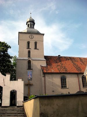Kościół pw. św. Wojciecha w Lidzbarku.Fot. Przemysław Jahr. Źródło: Commons Wikimedia