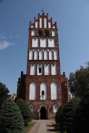 Kościół pw. Świętych Piotra i Pawła w Kiwitach. Fot. Ludwig Schneider. Źródło: Commons Wikimedia