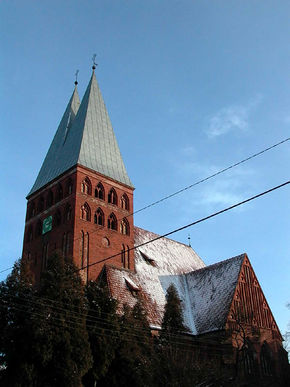 Kościół ewangelicko-metodystyczny w Ostródzie. © Stanisław Kuprjaniuk