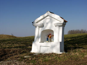 Kapliczka przydrożna w Żardenikach. © Stanisław Kuprjaniuk