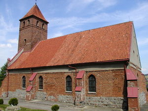 Kościół pw. św. Marii Magdaleny w Kurzętniku.Fot. Podkomorzy. Źródło: Commons Wikimedia