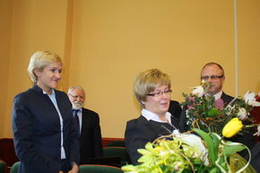 Jolanta Szulc – pożegnanie w Urzędzie Marszałkowskim. Źródło: www.paslawska.pl [01.09.2014]