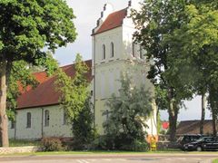 Kościół parafialny.Fot. Zuzanna Ołdakowska. Źródło: www.mojemazury.pl