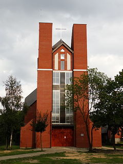 Kościół pw. św. Brata Alberta w Szczytnie, autor: Zbigniew Czernik, źródło: Wikimedia Commons