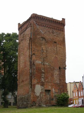 Fragment zamku biskupiego.Źródło:www.mazury.travel