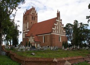 Kościół pw. św. Jana Chrzciciela w Unikowie.Fot. Honza Groh. Źródło: www.ciekawemazury.pl